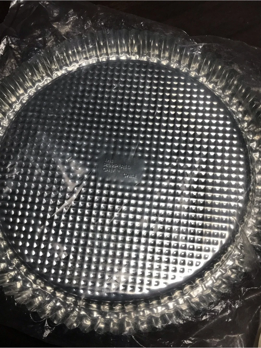 The Pampered Chef Flan Pan Set - Silver
